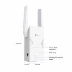 TP Link Dual-Band Wifi 7 Range Extender, RE235BE