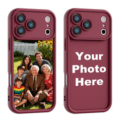 Phone Case - Custom Photo Thick Soft Phone Case - Personalized Case for Iphone 17/ 16/ 15/ 14/ 13/ 12/ 11 Pro Max/ Pro/ Plus, Full Coverage Protection, Scratch-Resistant & Wear-Resistant, Creative Gift for Family & Friends on Birthdays, Christmas
