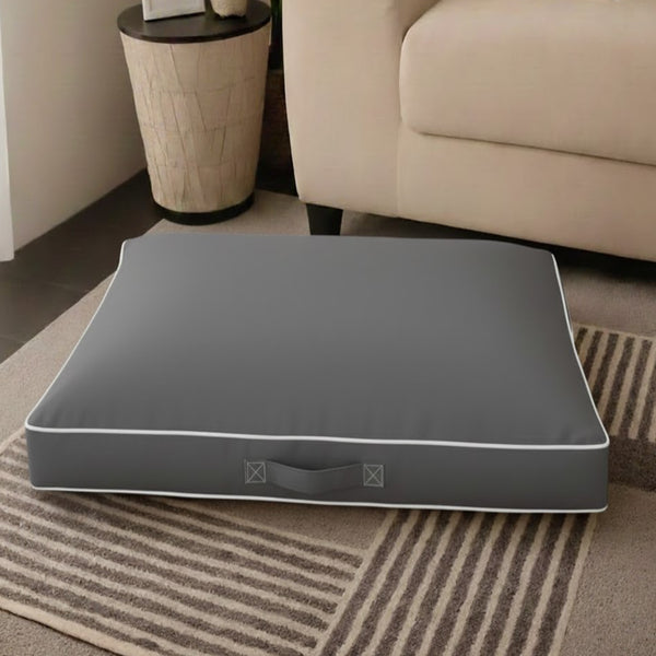 FORZA TEXTILES-PetRest Waterproof Dog Cushion Bed for Dogs – Soft Cozy Lounge Cushion with 2.5