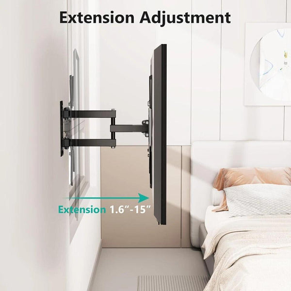 TV Wall Mount Bracket Tilt Swivel Arm 14-55