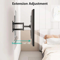 TV Wall Mount Bracket Tilt Swivel Arm 14-55