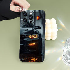 A Hot Selling Creative Cool Rain Car Pattern Phone Case, Suitable for iPhone 17/16/15/14/13/12/11/XS/XR/X/7/8 Plus/Pro/Max/Mini- Creative And Fashionable Design for Men And Women, a Gift for Friends, Family, Boyfriends, Girlfriends