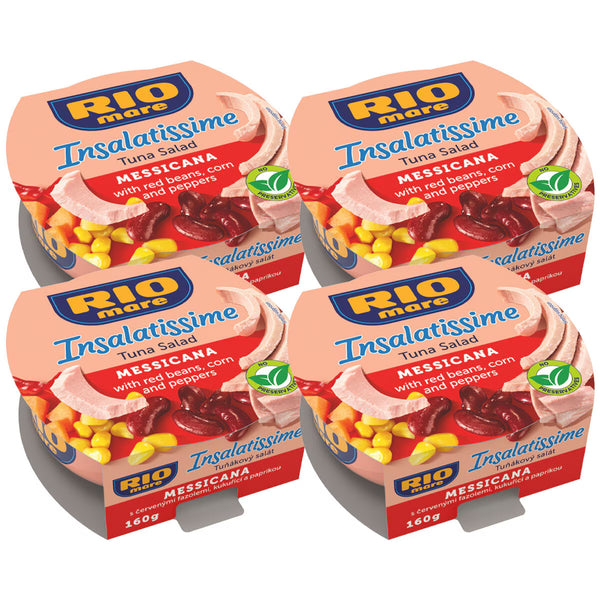 Rio Mare Insalatissime Mexican Style Tuna Salad, 4 X 160G