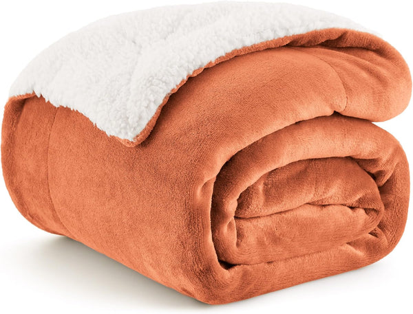 Bedsure Sherpa Fleece Throw Blanket - Fluffy Microfiber Solid Blankets for Bed and Couch Double/Twin Size, Silver Grey, 150X200Cm