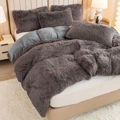 Teady bear Long Cord Microfiber Duvet Set | Hotel-Quality Comfort with Button Closure & Corner Ties | Machine Washable for Easy Care | Single, Double, King, Super King Sizes Available