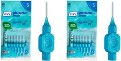 Tepe Interdental Brush, Original, Yellow, 0.7Mm/Iso 4, 8Pcs, Efficient Cleaning between Teeth, Plaque Remover and Dental Flosser for Small Gaps