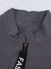 Directional HZ2386 Women's Fashion Casual Cargo Zip-Up Two-Piece Set