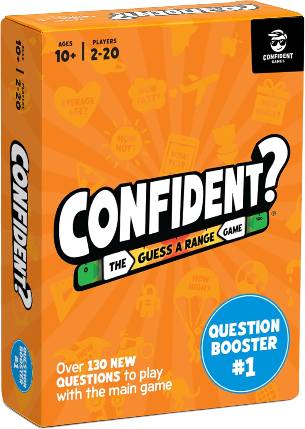 CONFIDENT? Board Game | the Smash Hit Guessing Game | Christmas Board Games for Families, Adults, Teens, Kids | Award-Winning Trivia Quiz Game with Brilliant Twist | 2-30 Players, Ages 10+