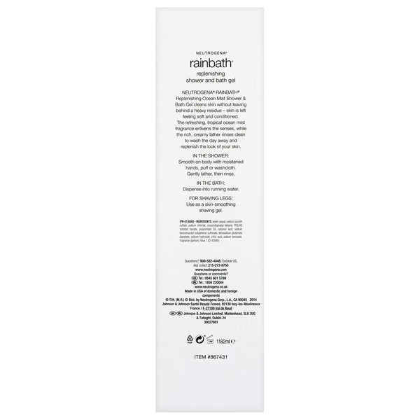 Neutrogena Rainbath Ocean Mist Shower & Bath Gel, 1.18L