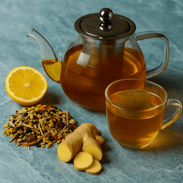 Wellness Herbal Tea Selection – 3 Flavors, 100g Each – 50+ Cups Per Blend – Relaxing & Natural – UK Hand-Blended – Perfect Gift