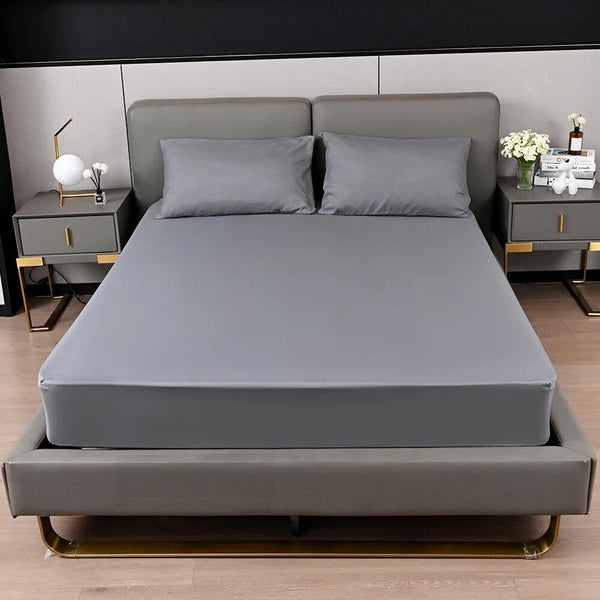 ELAFY Assorted Colour Surprise Fitted Sheet – Elasticated Polycotton, 25cm Extra Deep – Single, Double, King, Super King Luxury Premium