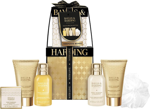 Baylis & Harding Sweet Mandarin & Grapefruit Luxury Pamper Present Gift Set (Pack of 1) - Vegan Friendly