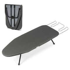 Ironing Board Foldable Mini Ironing Board Tabletop Ironing Board Foldable Portable Design with Built-in Iron Rest, Non-Slip Legs, Lightweight for Small Spaces, Dorms, Apartments