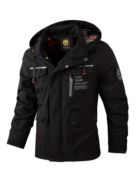 Spring and Summer Men's Fashion Casual Windbreaker Pilot Jacket Outdoor Sports Jacket