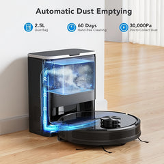 Lubluelu SD85 2.5L Automatic Suction Station Only For SL60D/SL61 Auto-Empty Dock Station Automatic Dust Collection Portable