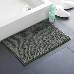 1pc Soft Chenille Bath Mat – Durable Chenille Rug with Non-Slip Backing, Stylish Bathroom Rug, Machine Washable Bath Mat, Non-Slip Area Rug for Shower Room & Home Use