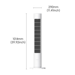 Xiaomi 2 Intelligent Tower Fan, 150° Rotating Tower Fan with Intelligent App Control, 3 Modes, Range 10 m, Energy Efficient