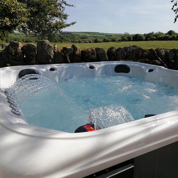 Blue Whale Spa Fisher Cove 85-Jet 6 Person Hot Tub - Delivered and Installed