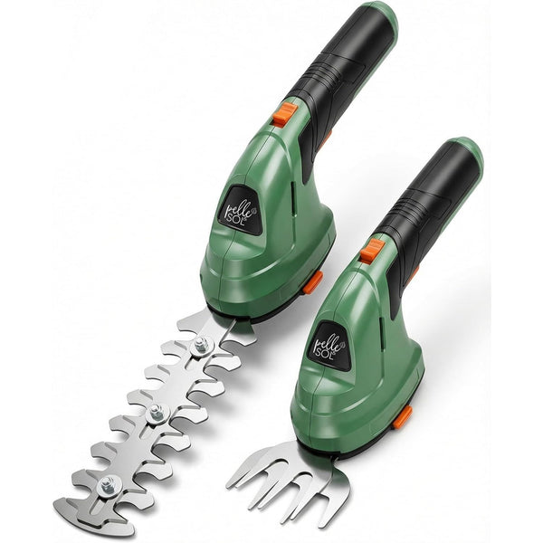 2in1 Cordless Hedge Trimmer & Grass Shear USB Rechargeable Garden Tool