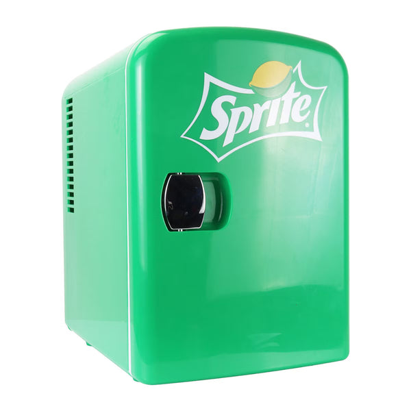 Coca Cola 4L Mini Fridge Sprite 6 Can Portable 12V Cooler / Warmer in Green