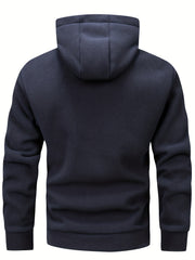 Autumn/Winter Hooded Cardigan Sweatshirt for Men and Women, Thickened Polar Sweatshirt Jacket