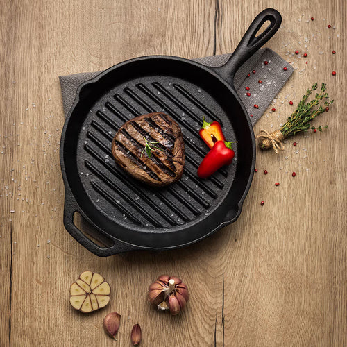 Tramontina Cast Iron Griddle Pan, 26Cm