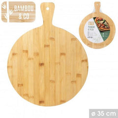 Bamboo Cutting Board - Large Rectangular Chopping Board for Kitchen Food Preparation - 35 x 45.7 cm