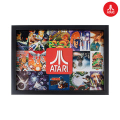 Official Atari 3D Wall Art Atari Legends Retro Gaming Wall Decor Classic Arcade Display Collectors Wall Decoration For Gaming Room Office Or Home Gift For Gamers