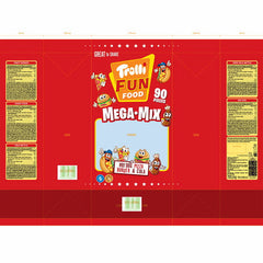 Trolli Fun Food Mega Mix Sweets, Pack of 90