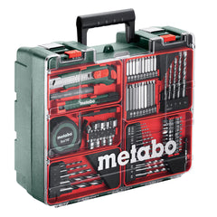 Metabo 18V Cordless Hammer Drill with Two 2.0Ah Batteries and Accessory Kit