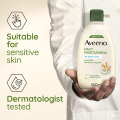Aveeno Daily Moisturising Body Wash 2 X 500Ml