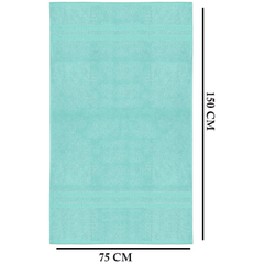 4 X Large Jumbo Bath Towels 100% Egyptian Cotton -75 x 150 cm- Soft Quick Dry Hotel Spa Big Bathroom Towels Set