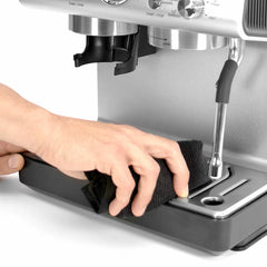 Krups XP801TG0 Precision Steam & Pump Espresso Coffee Machine with Grinder in Black & Stainless Steel