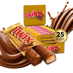 Mars Chocolate Full Cases Bulk Pack | Choose from Snickers, Twix, Maltesers, Bounty, Mars Bars & Skittles - 24-36 Packs Iconic UK Treats