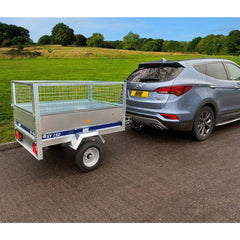 Maypole SY150 Large Trailer with High Side Mesh Extension Kit & PVC Cover