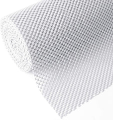 Shelf Liner, Non-Adhesive Roll Drawer Liners 12 Inches X 20 Feet, Non Slip Grip Durable Strong Clean, Shelving Liner for Kitchen Cabinets,Storage, Desks, Kitchenware, Tableware, Light Gray