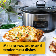 Crockpot Timeselect 5.6L Digital Slow Cooker CSC066