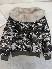 Autumn and Winter Women's Furry Jacket Coat