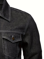 Men's Casual Washed Denim Jacket