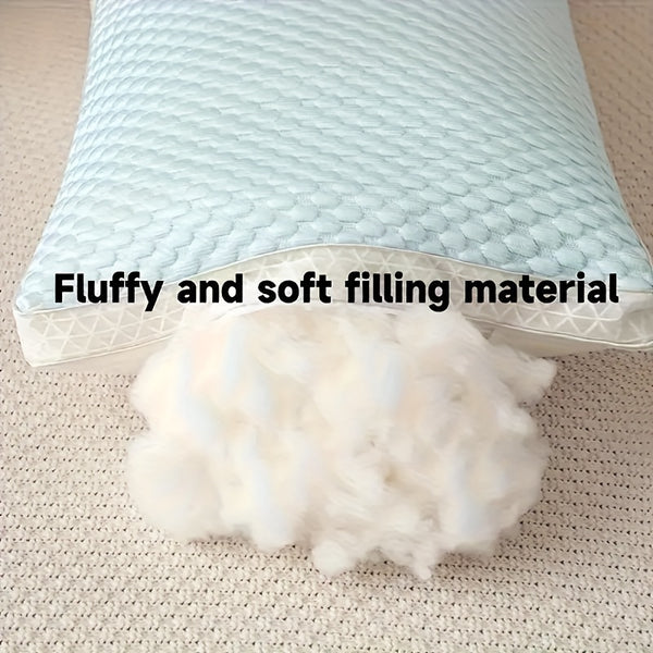 2pcs Cool and Breathable Tofu Pillow - Relax the Neck Support, Enjoy a Comfortable Sleep at Home, in the Bedroom or in the Hotel - Perfect Holiday Gift