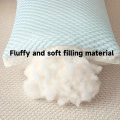 2pcs Cool and Breathable Tofu Pillow - Relax the Neck Support, Enjoy a Comfortable Sleep at Home, in the Bedroom or in the Hotel - Perfect Holiday Gift