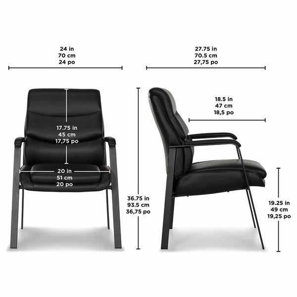 La-Z-Boy Visitors Chair, Black