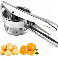 Sturdy Steel Potato Ricer for Mashing, Juicing, And Pressing Vegetables And Fruits in The UK