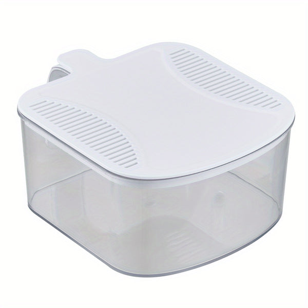 4.54 KG Kitchen Rice Storage Container - White Plastic Flip-Top Grain Bin with Press-to-Open Lid, Multi-Purpose Organizer for Rice, Flour, and Dry Goods, Kitchen Storage Solution|Modern Kitchen Accessory|Durable Plastic Bin, Rice Cooker