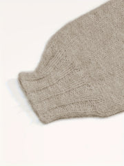 A Soft And Cozy Short Sweater with a Laid-Back Vibe, Perfect for Versatile Styling