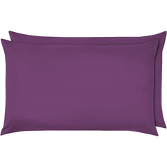 Pack of 2 Soft touch Ultra-Fine 100% Cotton Pillowcase, Envelope Closure Pillow Covers, Available in a Variety of Colours