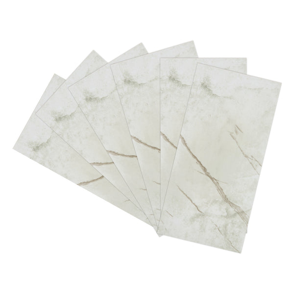 36pcs Self Adhesive Vinyl Flooring, 15X30cm Wood & & Stone Grain Effect Peel and Stick Floor Tiles, Waterproof Flooring Stickers for Home Office Bedroom Kitchen Living Room