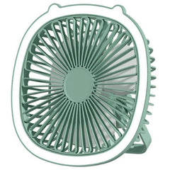 Beat The Heat USB Rechargeable Desk Fan 3 Speed Portable Desktop Fan Wall Hanging Cooling Fan for Home Office Bedroom Travel