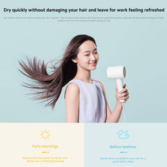 Xiaomi Ionic Hair Dryer H300,20 M/S Super Large Air Flow,2-Speed Three Temperature Settings,Powerful And Fast Hair Dryer, Hot And Cold Air Constant Temperature Hair Care Without Damage