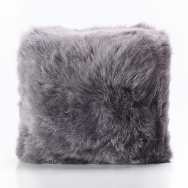 Bowron Double Sided Sheepskin Cushion, 35 X 35Cm in Brown